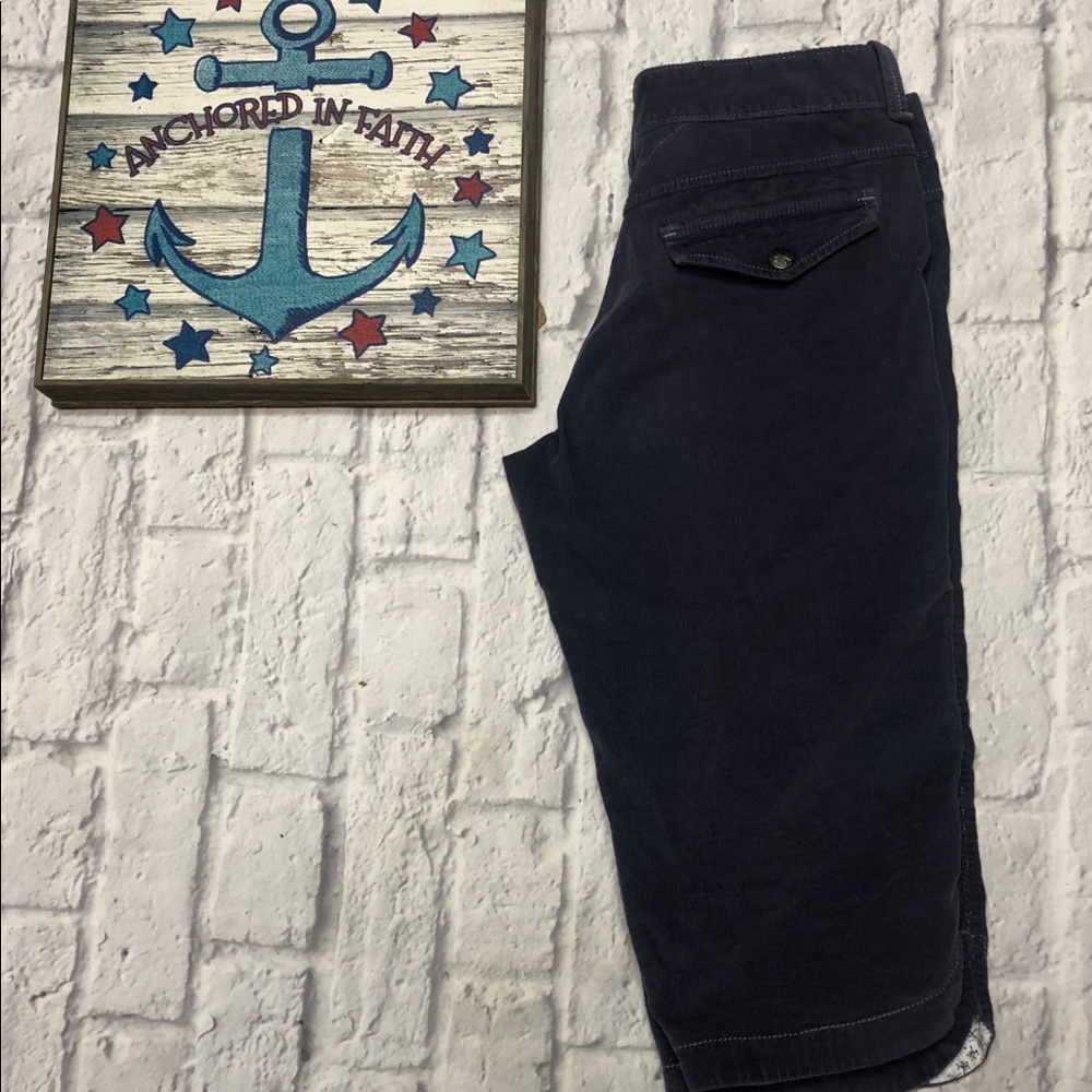Athleta Corduroy Bermuda Short Indigo Color - image 5